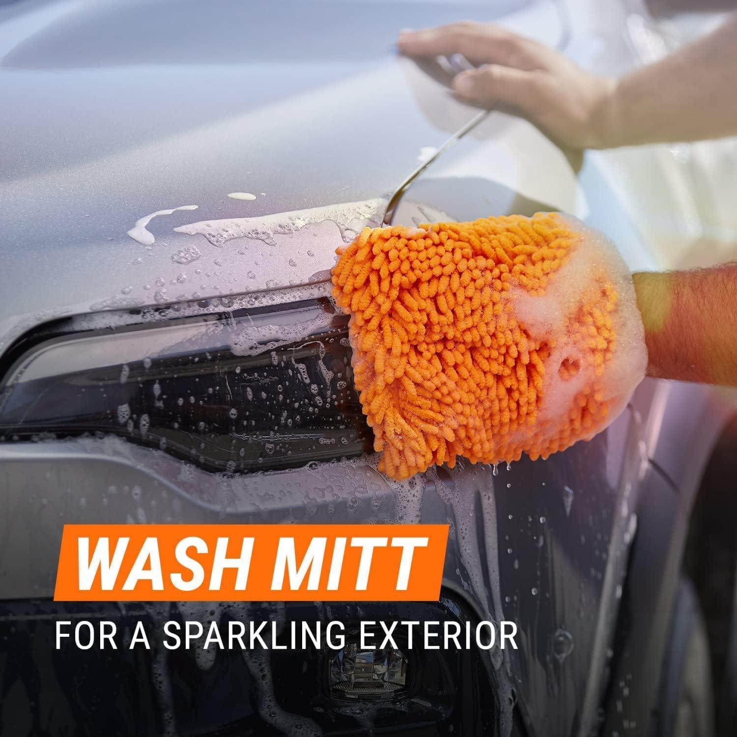 Kit de Lavado de Autos Armor All - Jabón, Mitón y Toalla Microfibra