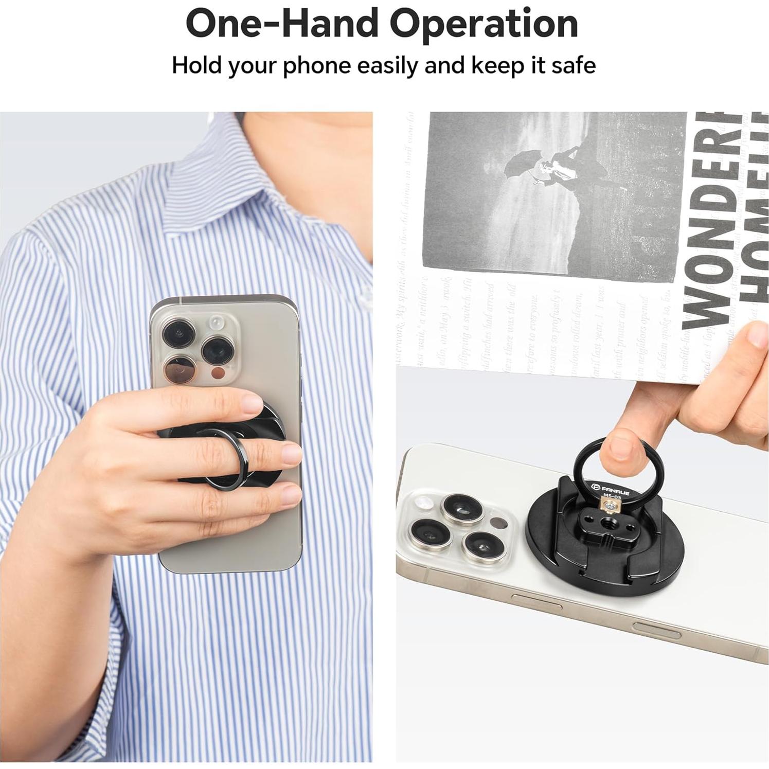 Soporte de Anillo Magnético FANAUE para Teléfono MagSafe