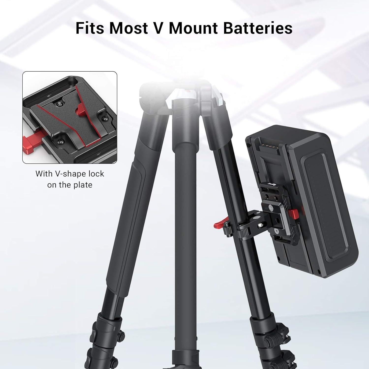 Placa de Batería Mini V Mount SmallRig 2989 con Abrazadera