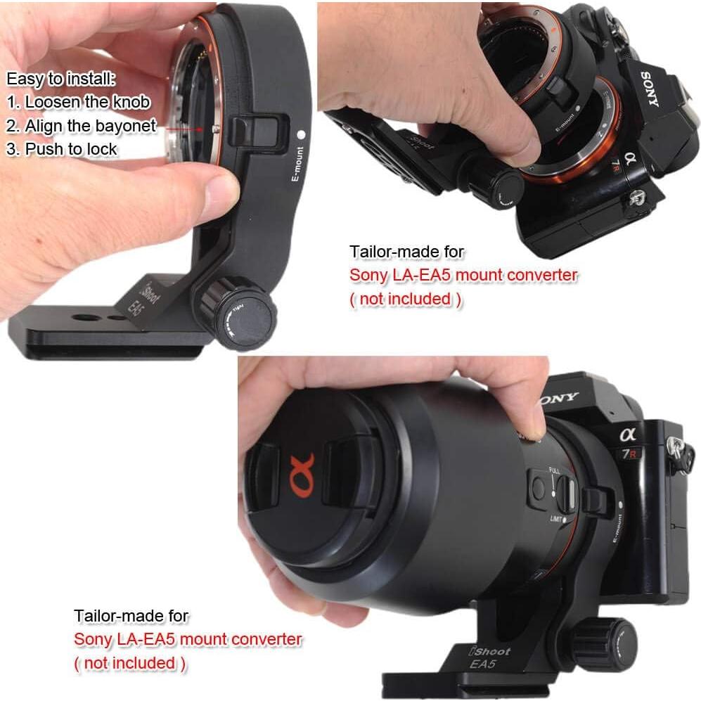 Anillo de Montaje en Trípode iShoot IS-EA5 para Sony LA-EA5