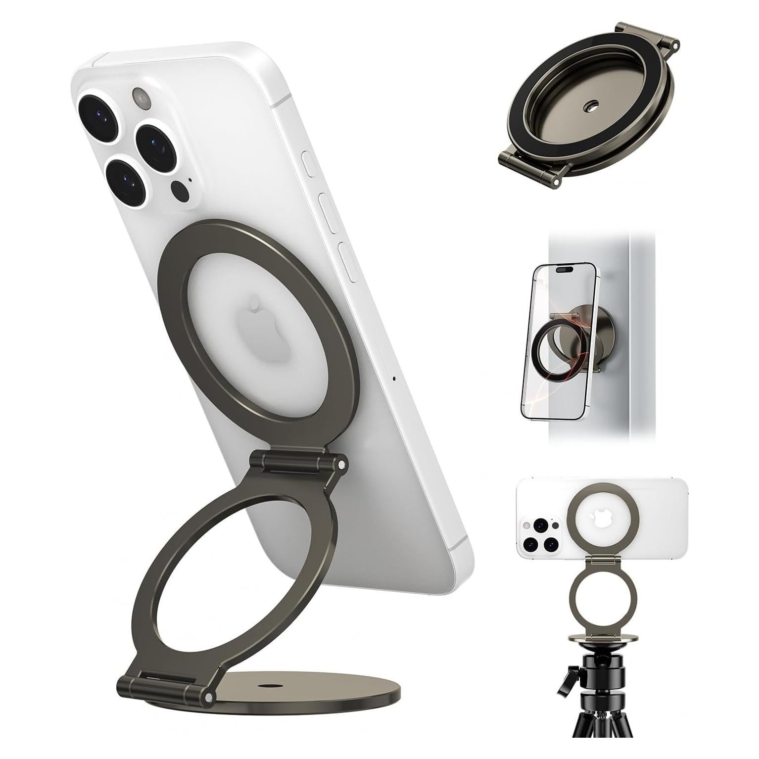 Soporte Magnético Doble TECHO para Teléfono MagSafe Ajustable