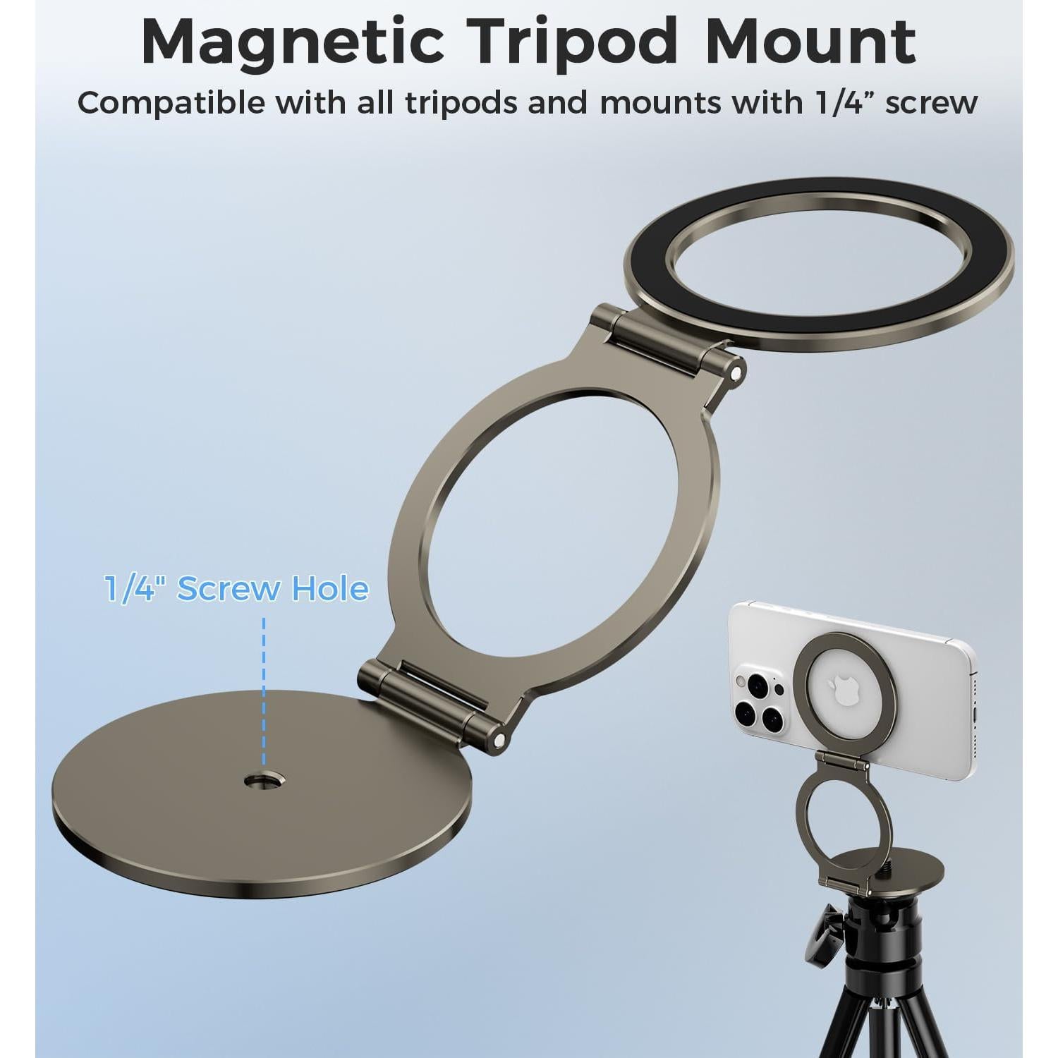 Soporte Magnético Doble TECHO para Teléfono MagSafe Ajustable