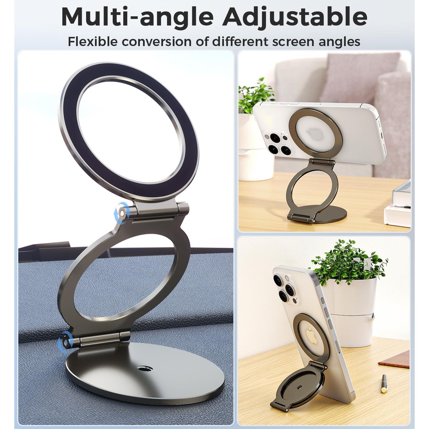 Soporte Magnético Doble TECHO para Teléfono MagSafe Ajustable