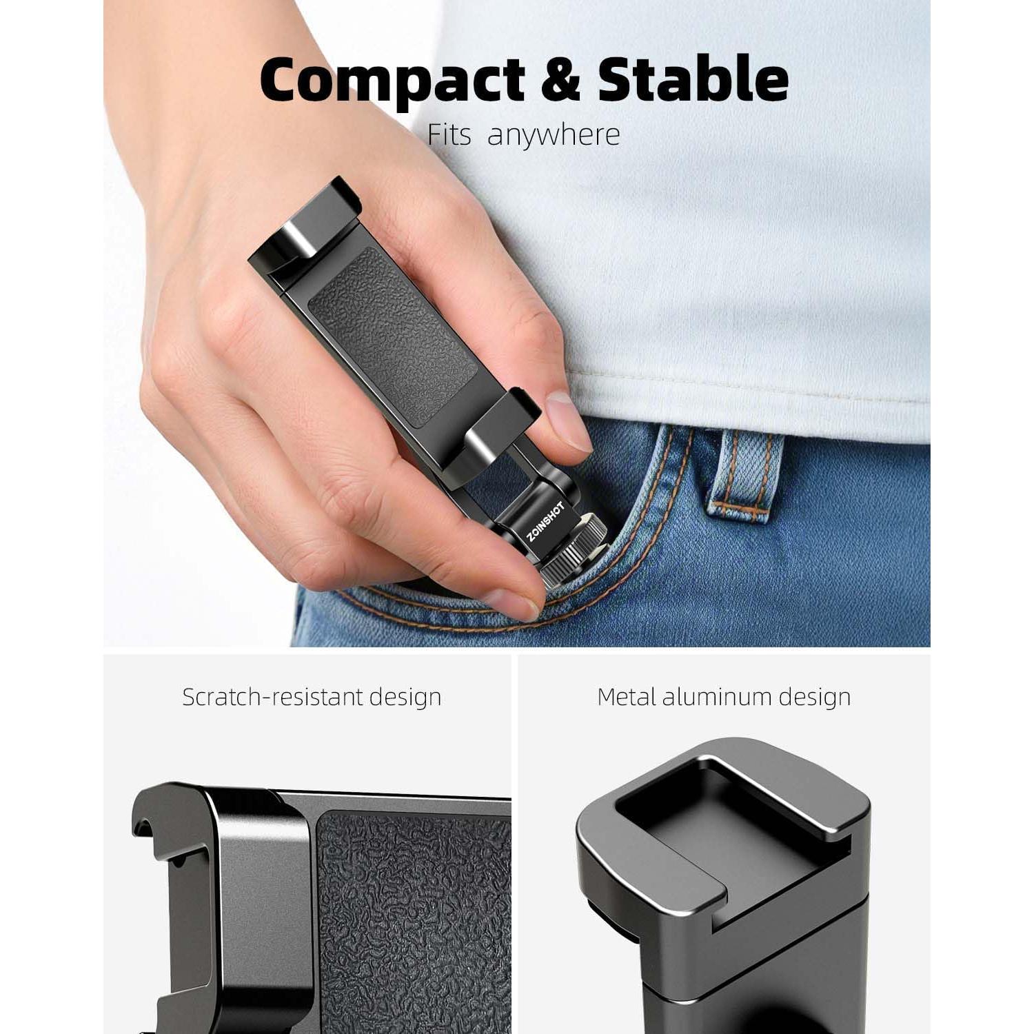 Soporte de Trípode Ajustable ZOINSHOT para Teléfono 360°