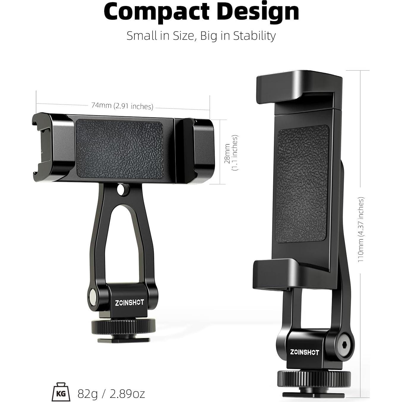 Soporte de Trípode Ajustable ZOINSHOT para Teléfono 360°