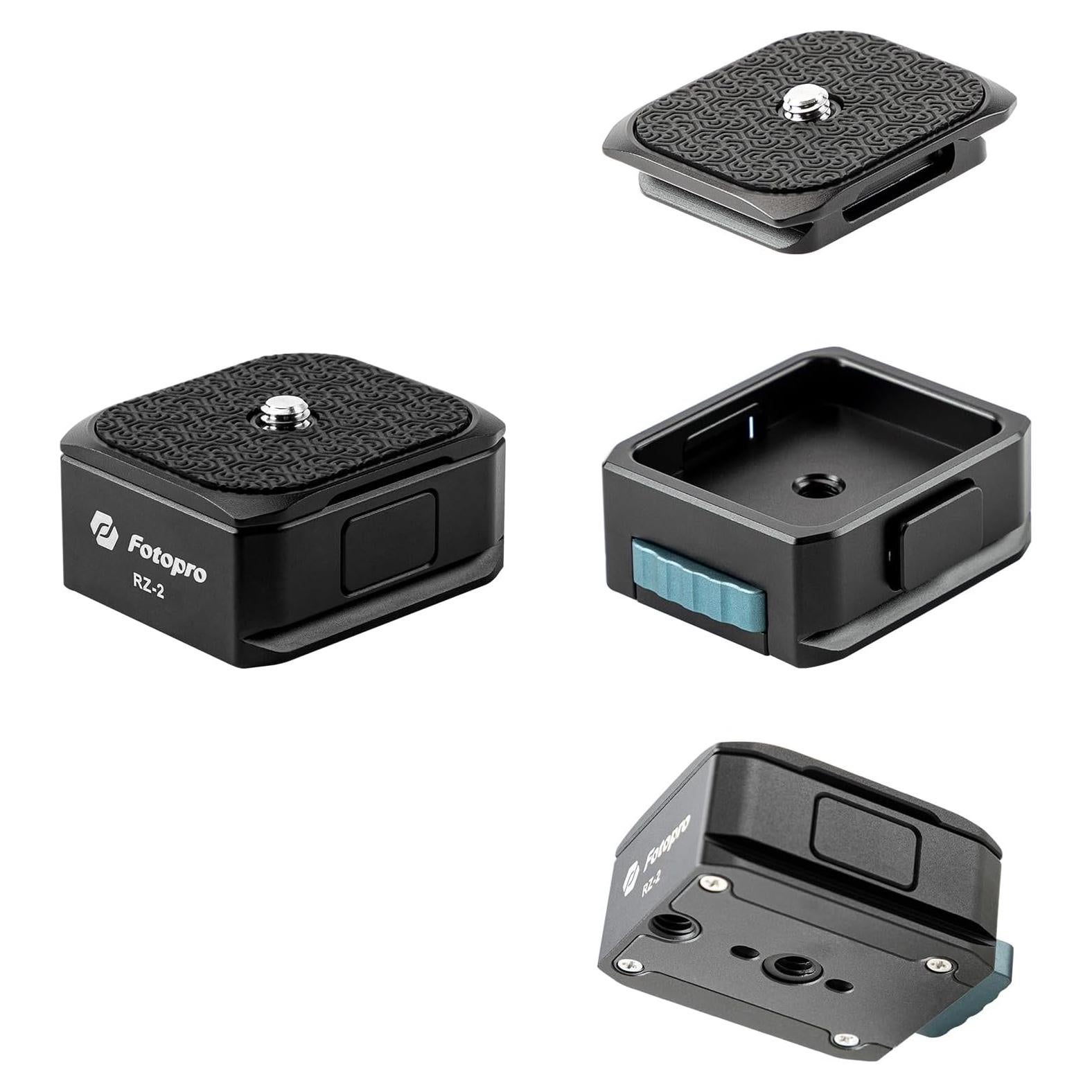 Placa de liberación rápida Fotopro RZ-2 para cámara DSLR
