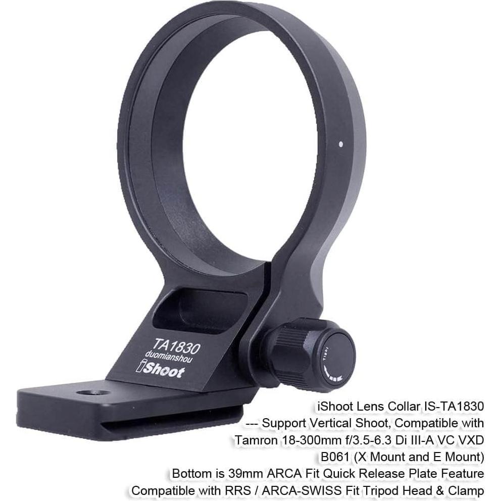 Anillo de Montaje en Trípode Duomianshou IS-TA1830 para Tamron 18-300mm