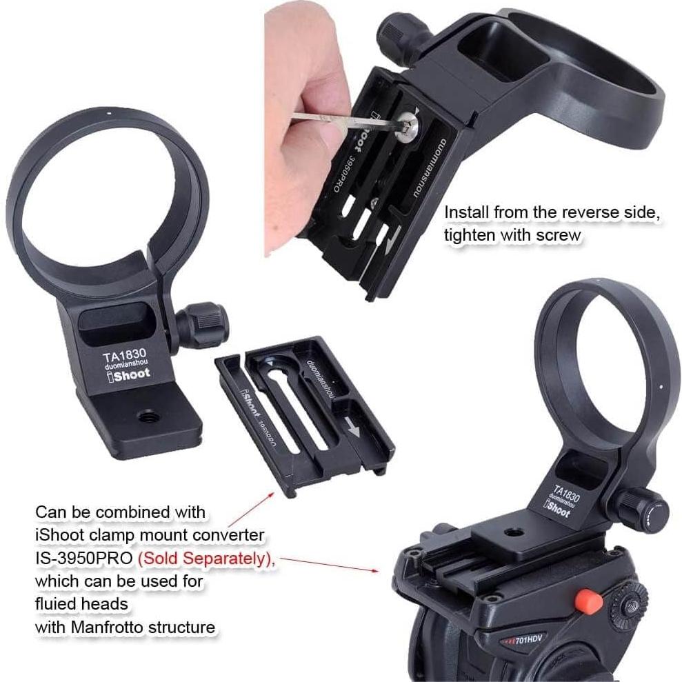 Anillo de Montaje en Trípode Duomianshou IS-TA1830 para Tamron 18-300mm