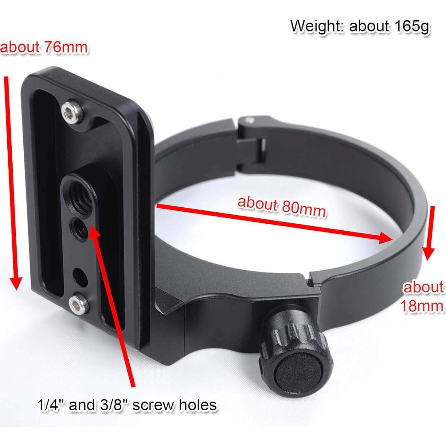 Anillo de Montaje de Trípode iShoot para Lentes Canon EF 28-300mm y 70-300mm