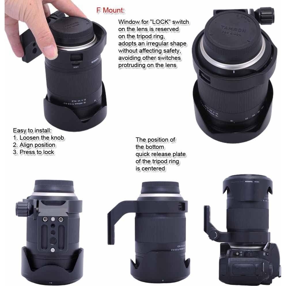 Anillo de Montaje en Trípode OYANIA para Lente 18-400mm
