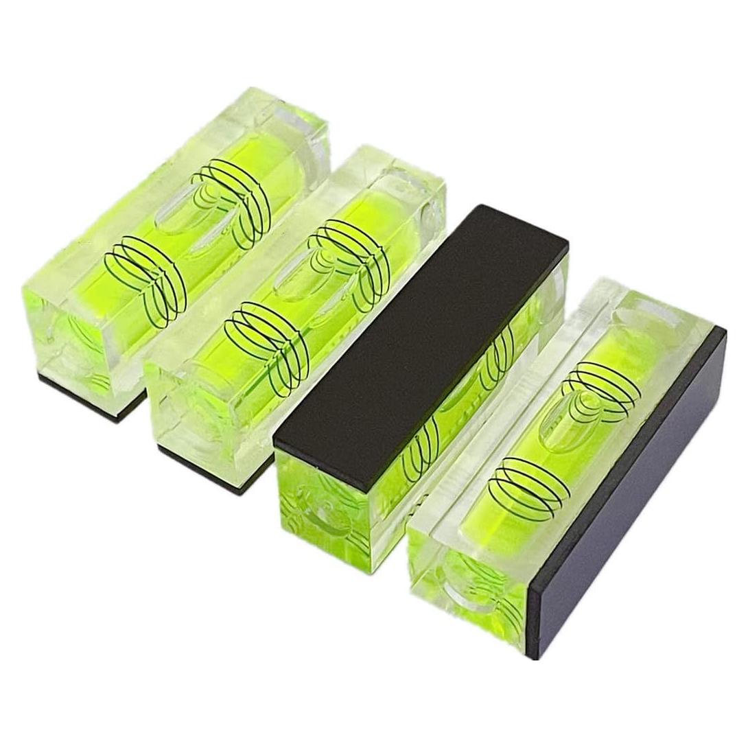 Juego de 4 Niveles Burbuja Magnéticos 52x15x20mm YMGBHNKJLS