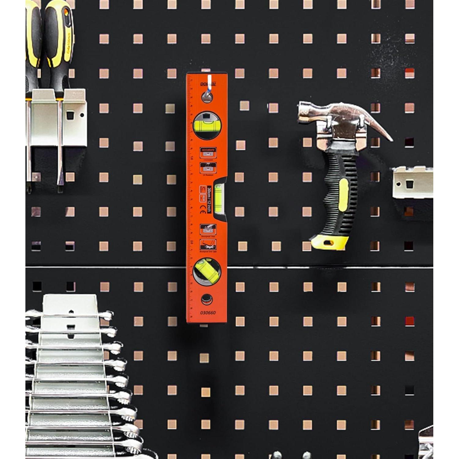 Nivel de Burbuja Magnético DOWELL 300mm 3 Viales