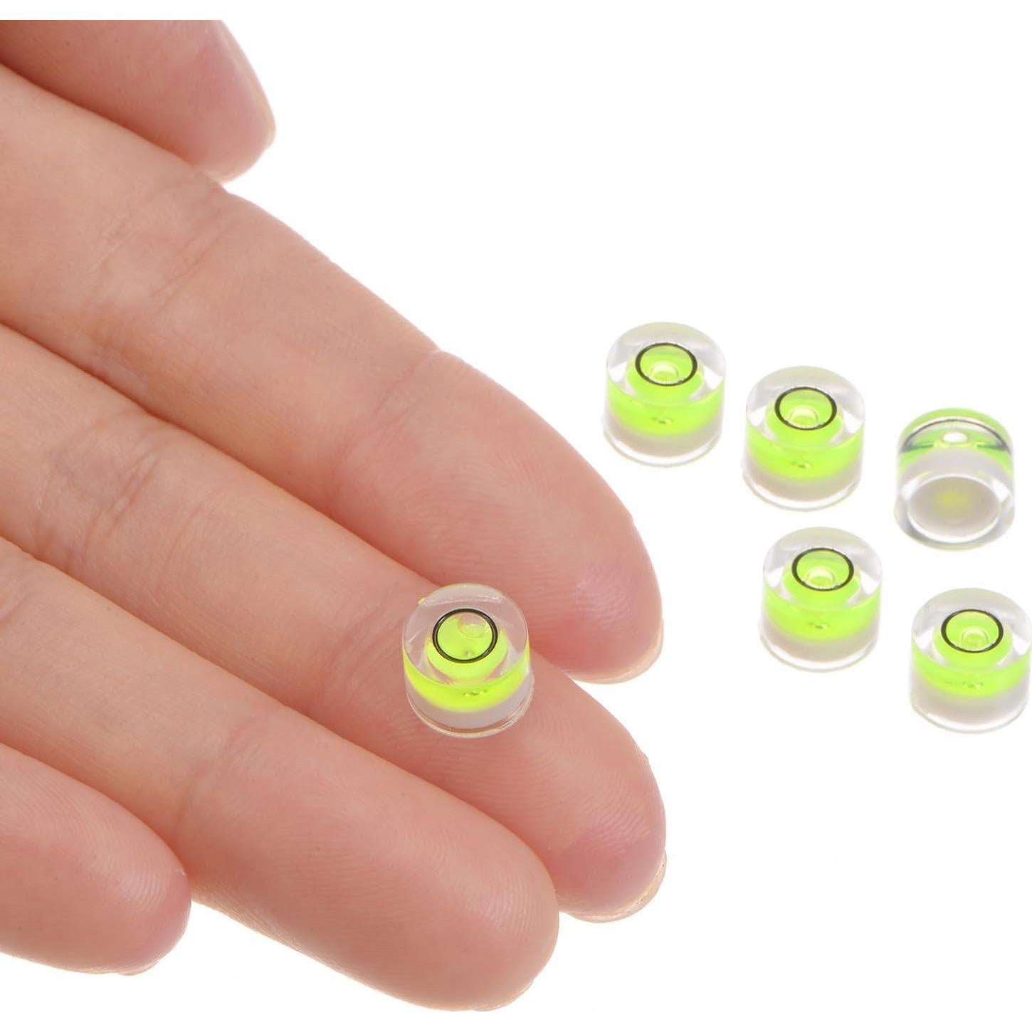 Nivel de Burbuja Circular HARFINGTON 8mm Verde - 6 Piezas