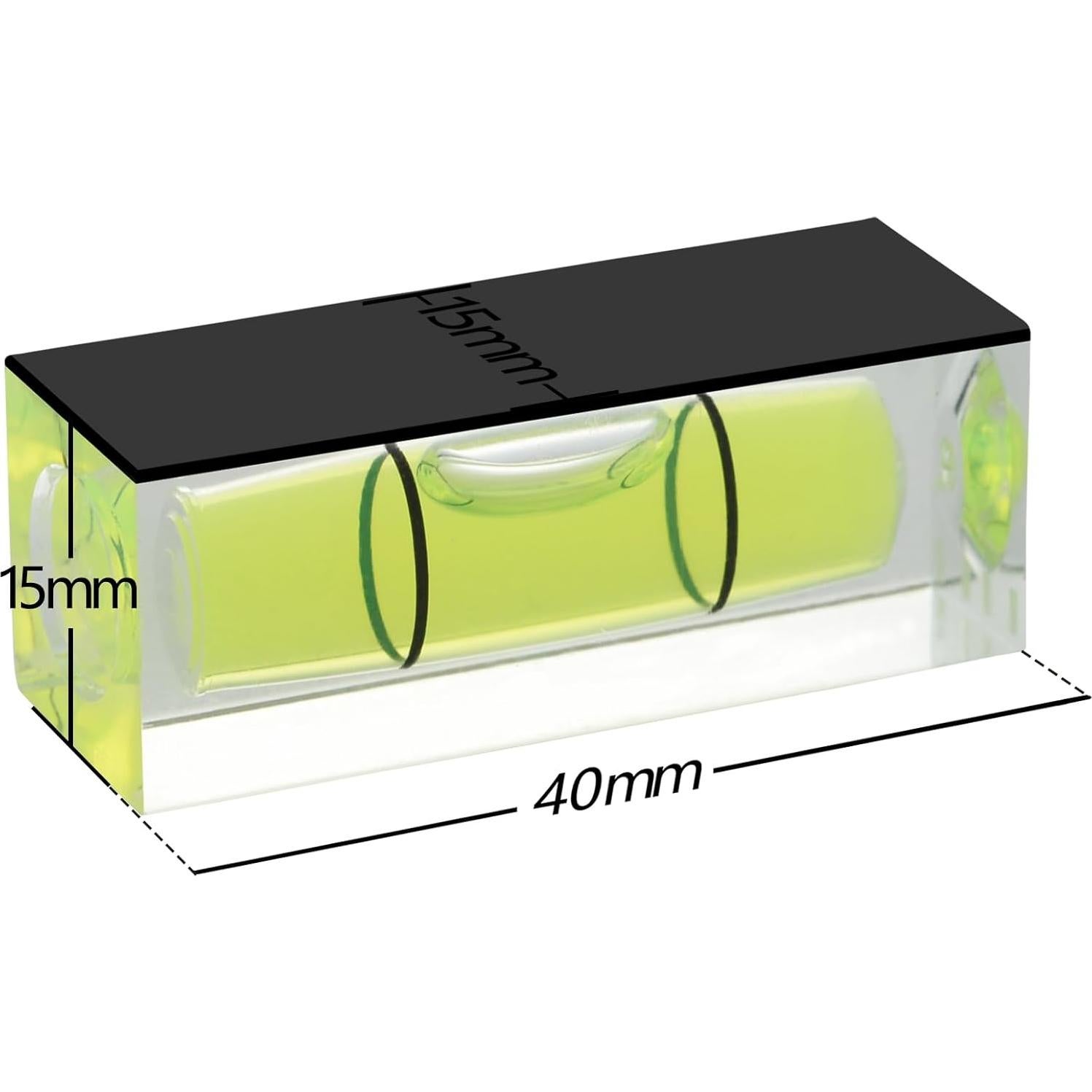 Juego de Niveles de Burbuja Magnéticos JYK 6 Pcs 15x4cm