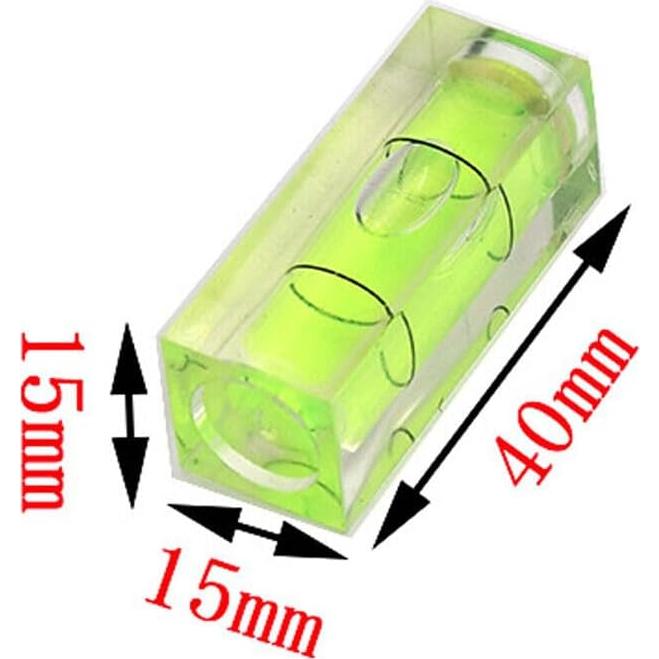 Nivel de Burbuja Mini Cuadrado UCCKEYI 10 Piezas 40mm