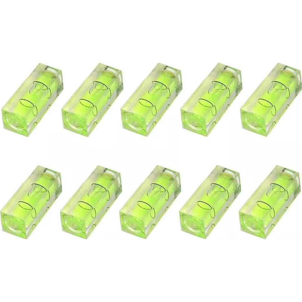 Nivel de Burbuja Mini Cuadrado UCCKEYI 10 Piezas 40mm