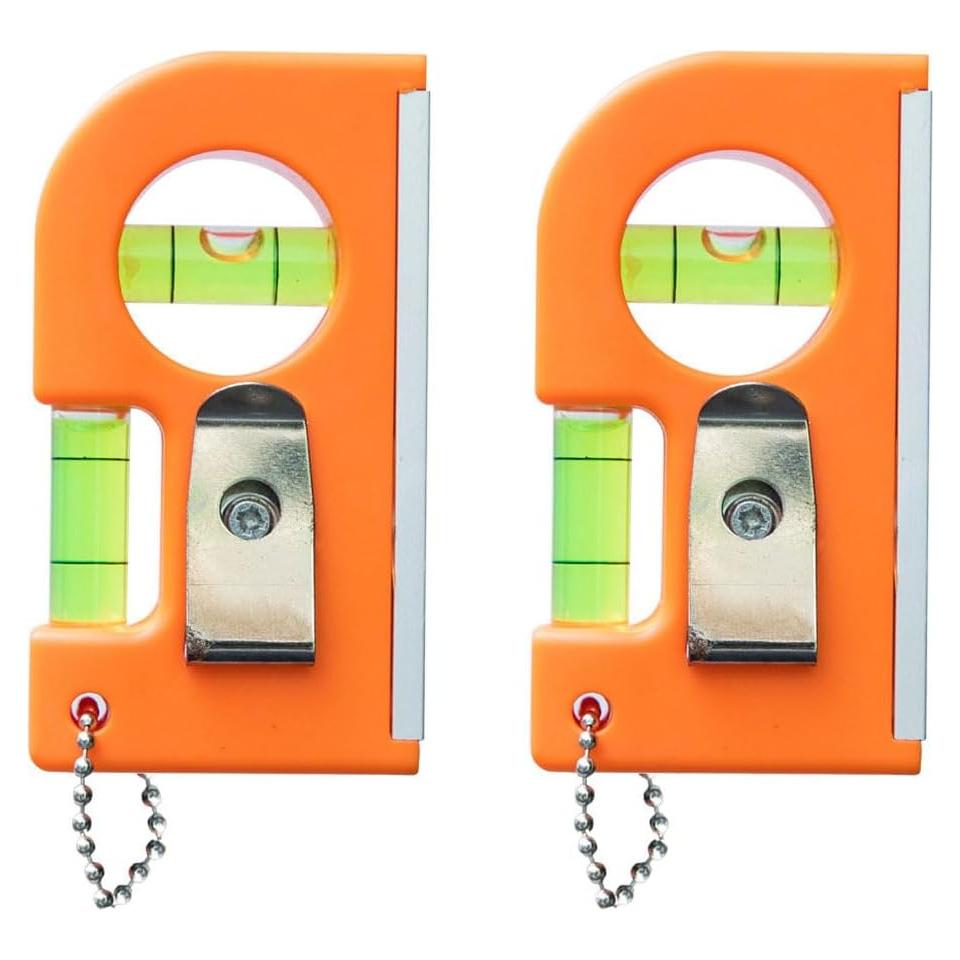 Nivel Magnético HOMSFOU 2 Piezas Mini Herramienta de Nivel