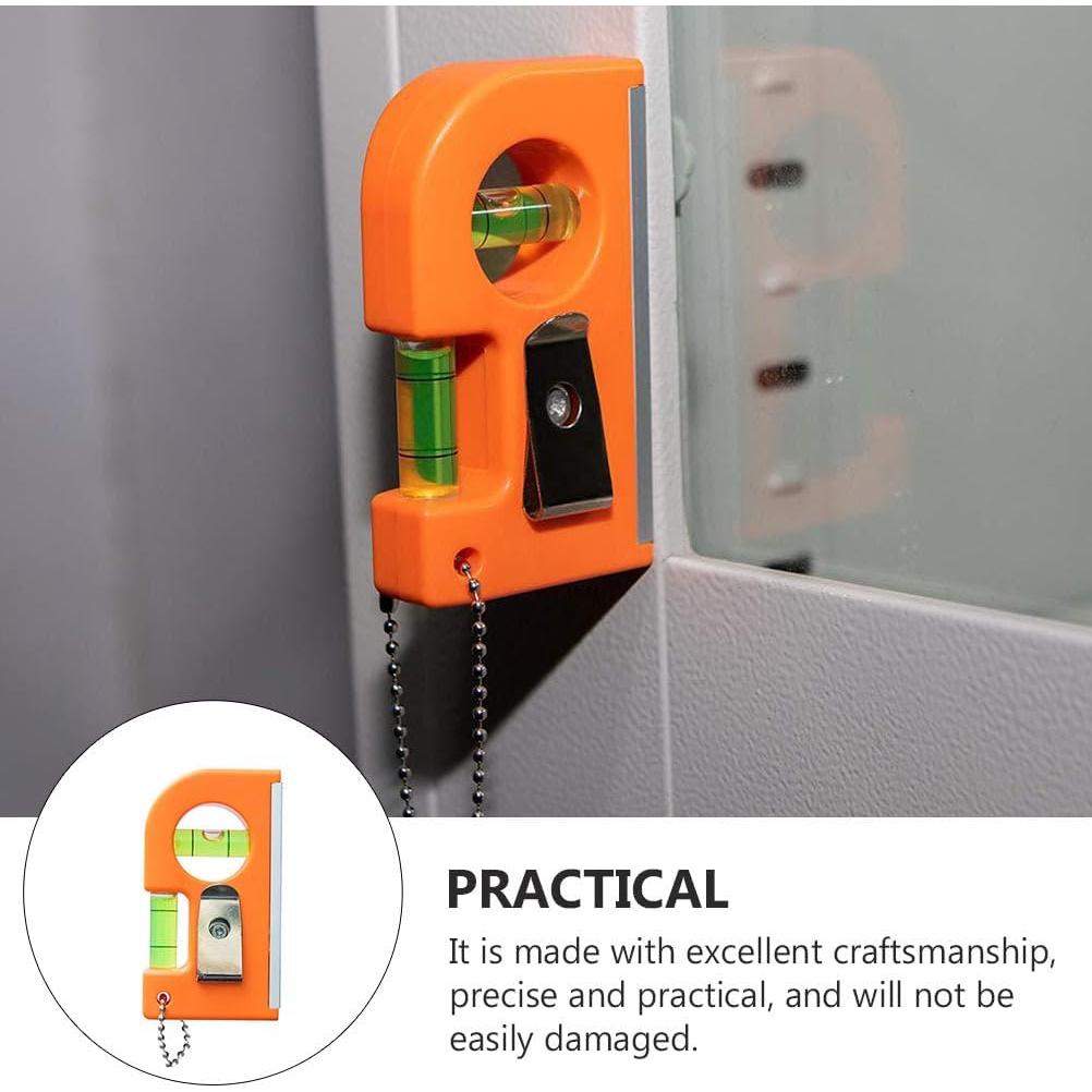 Nivel Magnético HOMSFOU 2 Piezas Mini Herramienta de Nivel