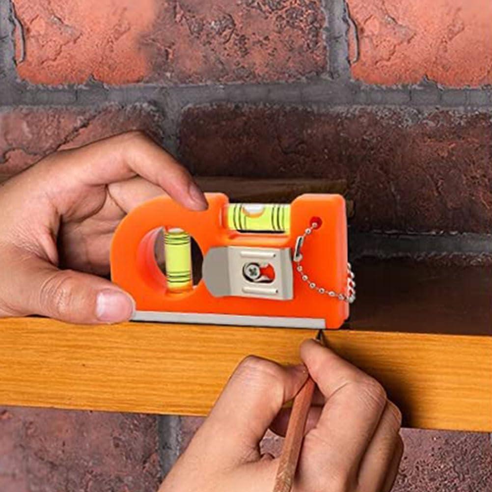 Nivel Magnético HOMSFOU 2 Piezas Mini Herramienta de Nivel