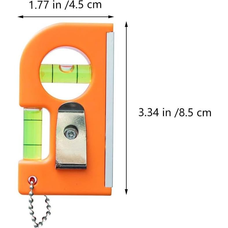 Nivel Magnético HOMSFOU 2 Piezas Mini Herramienta de Nivel