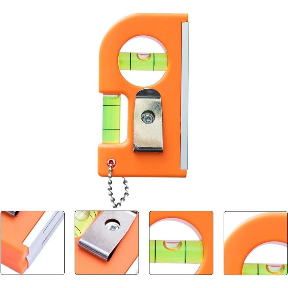 Nivel Magnético HOMSFOU 2 Piezas Mini Herramienta de Nivel