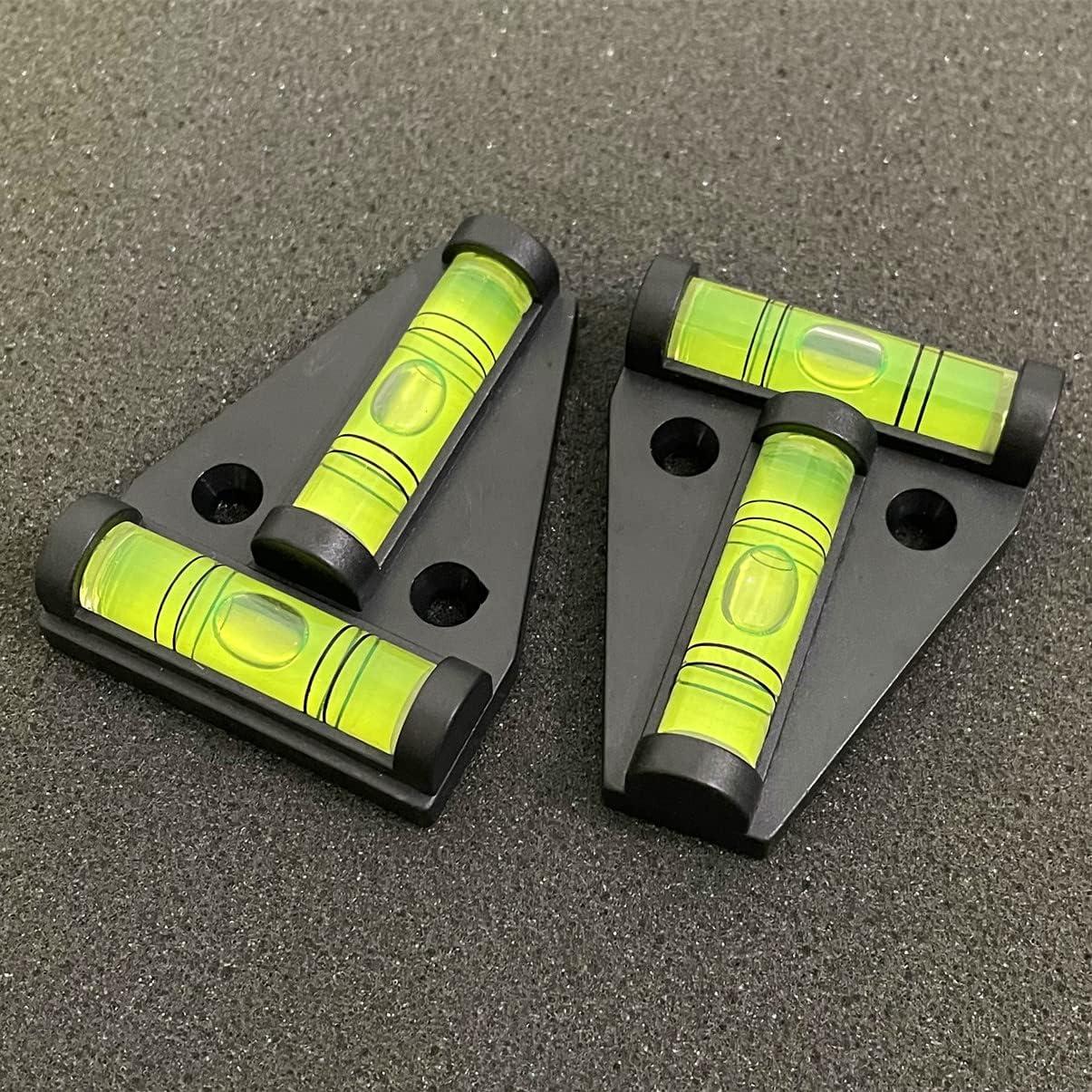 Nivel de Burbuja T ZUJHPYMI 4 Piezas con Tornillos