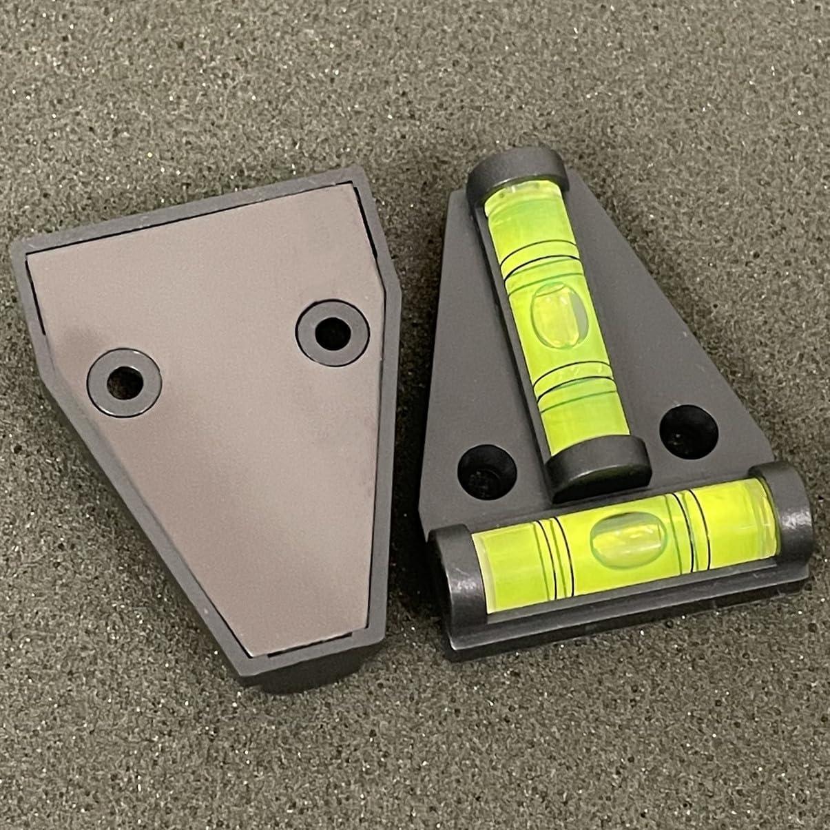 Nivel de Burbuja T ZUJHPYMI 4 Piezas con Tornillos