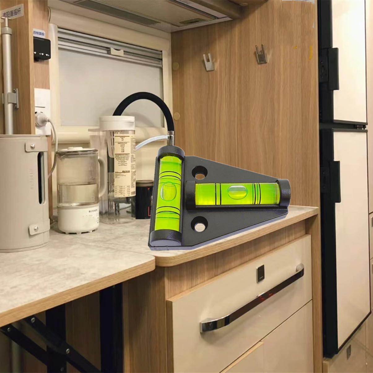 Nivel de Burbuja T ZUJHPYMI 4 Piezas con Tornillos