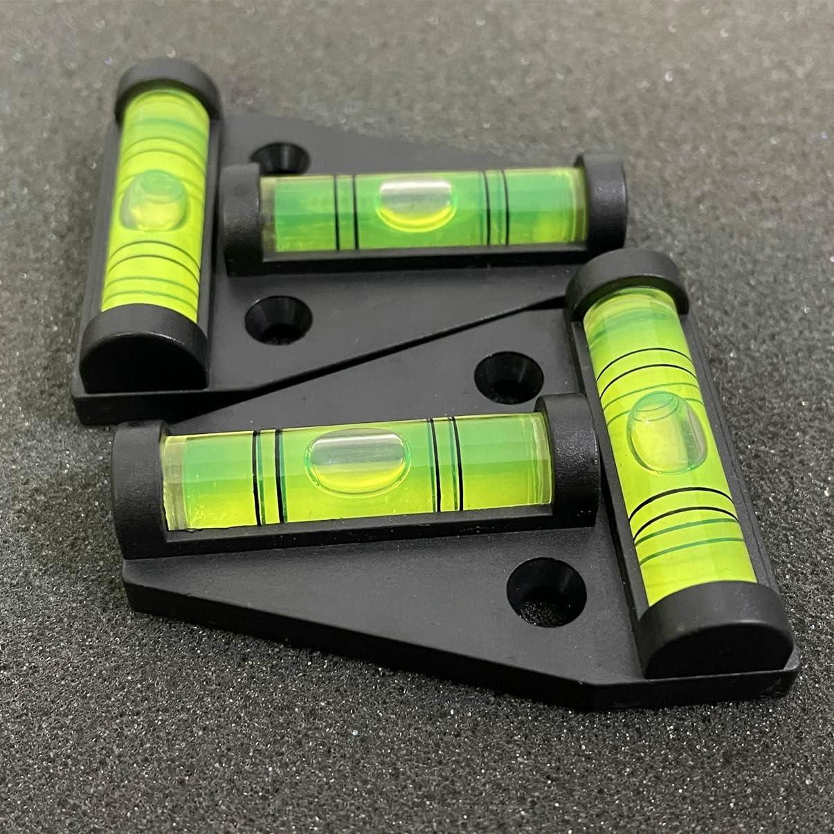 Nivel de Burbuja T ZUJHPYMI 4 Piezas con Tornillos