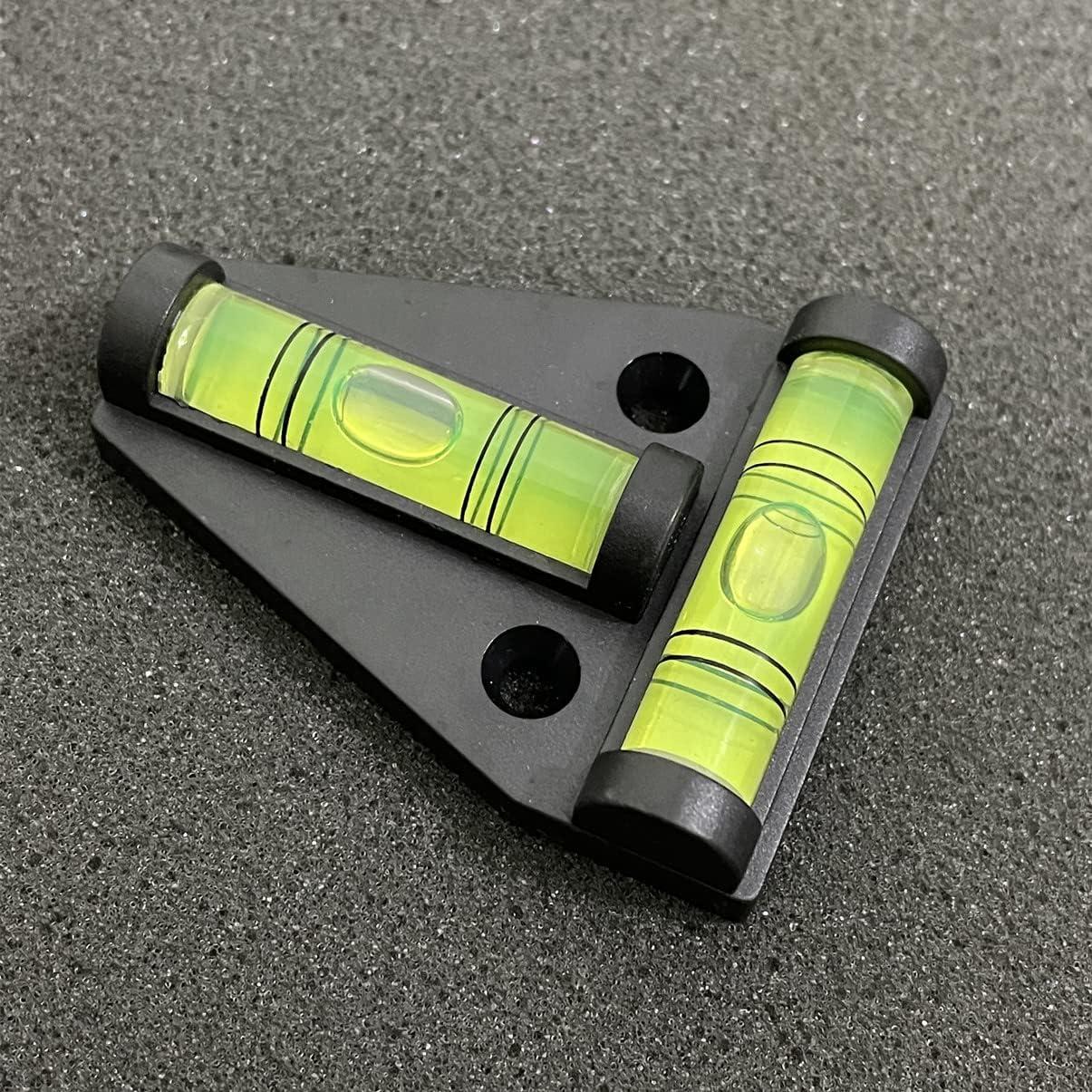 Nivel de Burbuja T ZUJHPYMI 4 Piezas con Tornillos