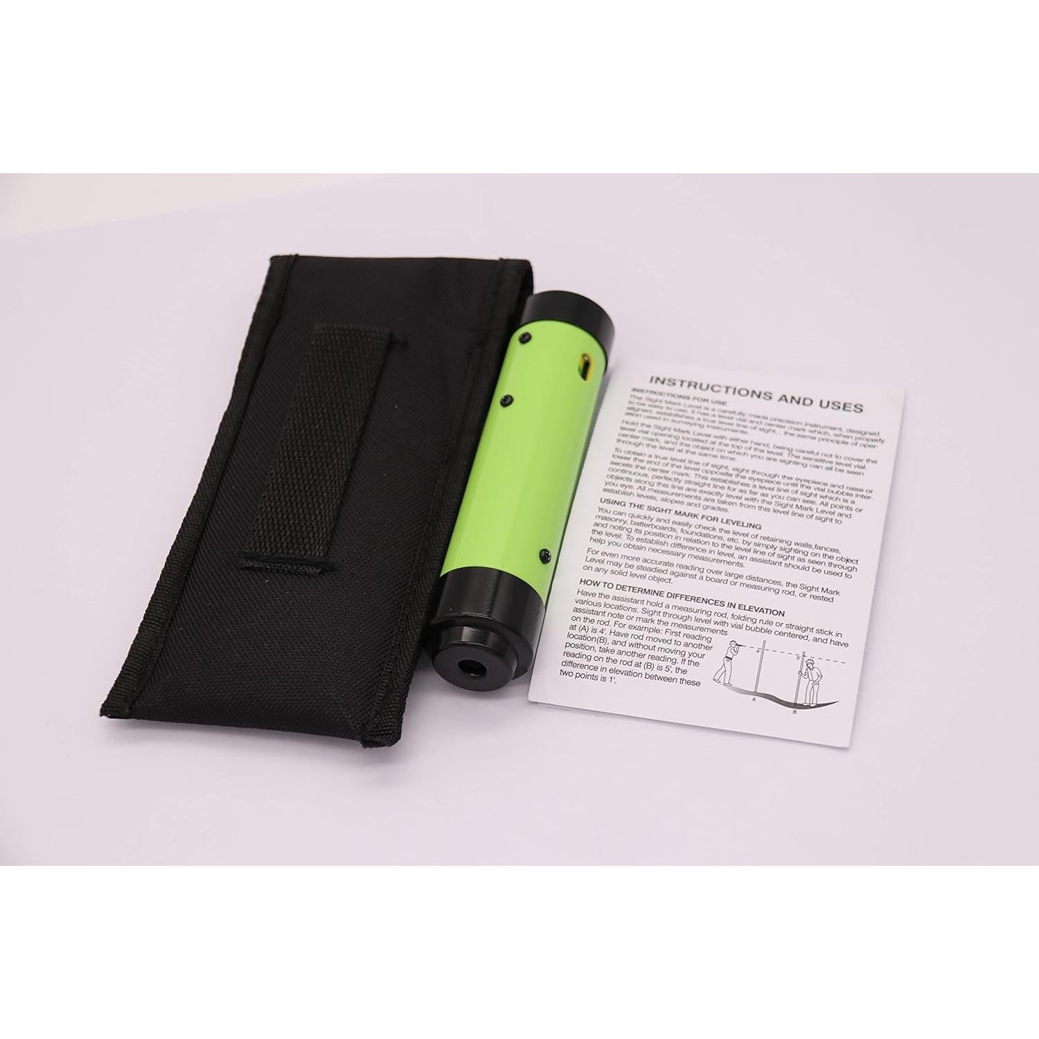 Nivel de Mano MOETER HL02 2.5X Compacto Verde