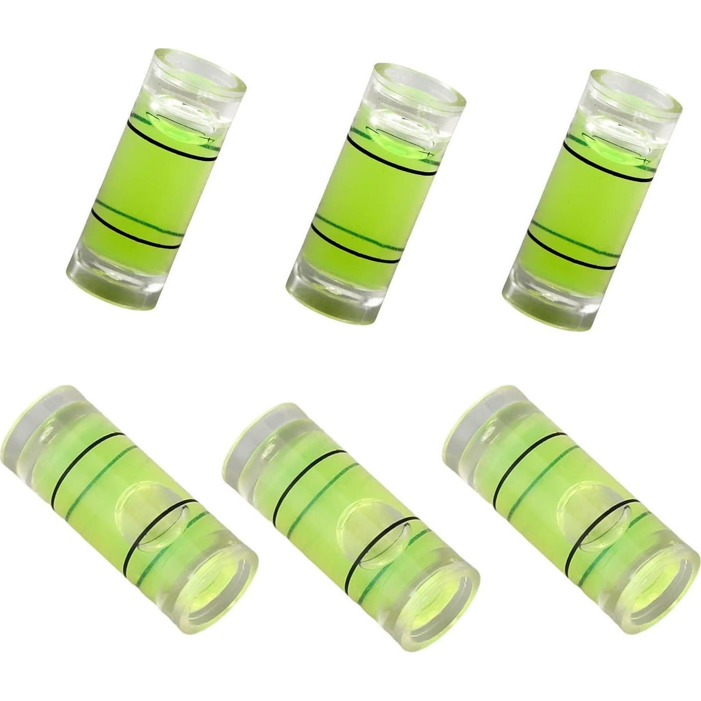 10 Niveles de Burbuja Cilíndricos Hegebeck 8x20mm PMMA