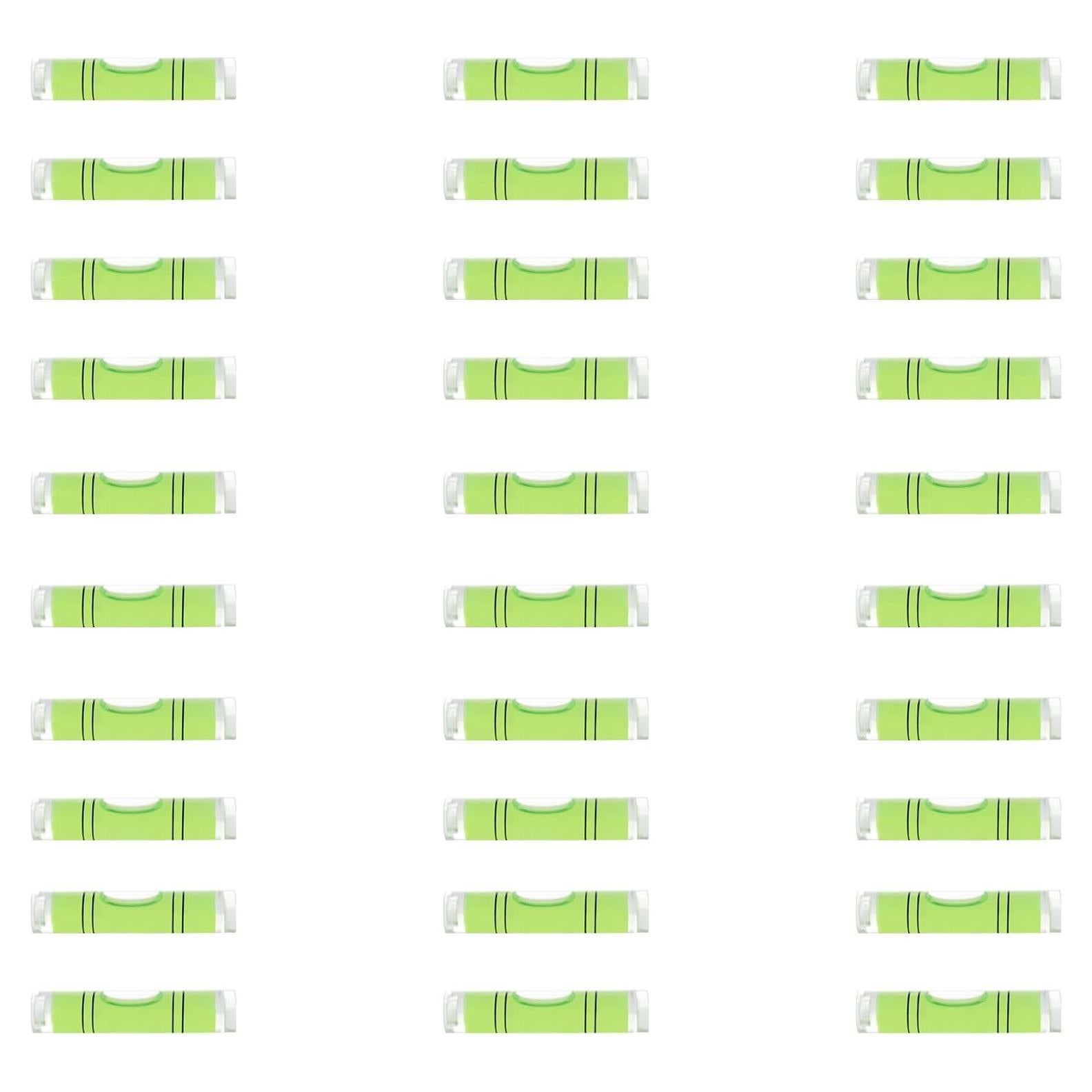 Nivel de Burbuja Redondo JYK 30pcs 7x27mm Acrílico