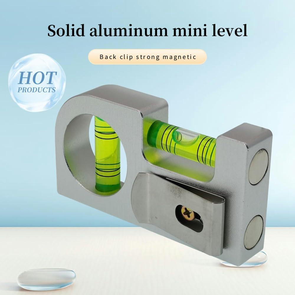 Nivel Mini Magnético The Yan He de Aluminio 85x15x45mm