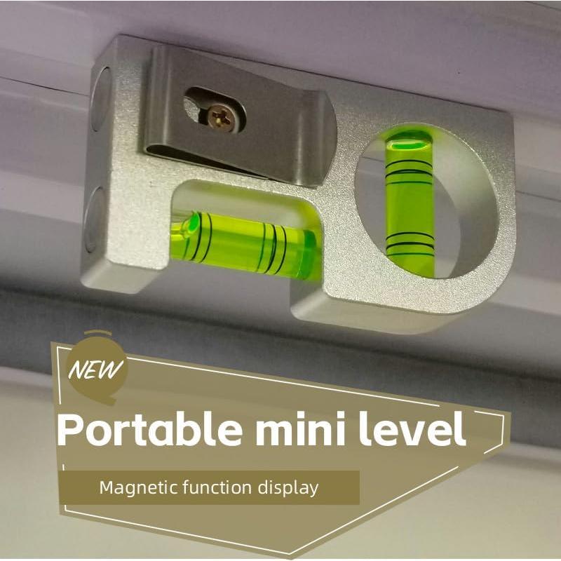 Nivel Mini Magnético The Yan He de Aluminio 85x15x45mm
