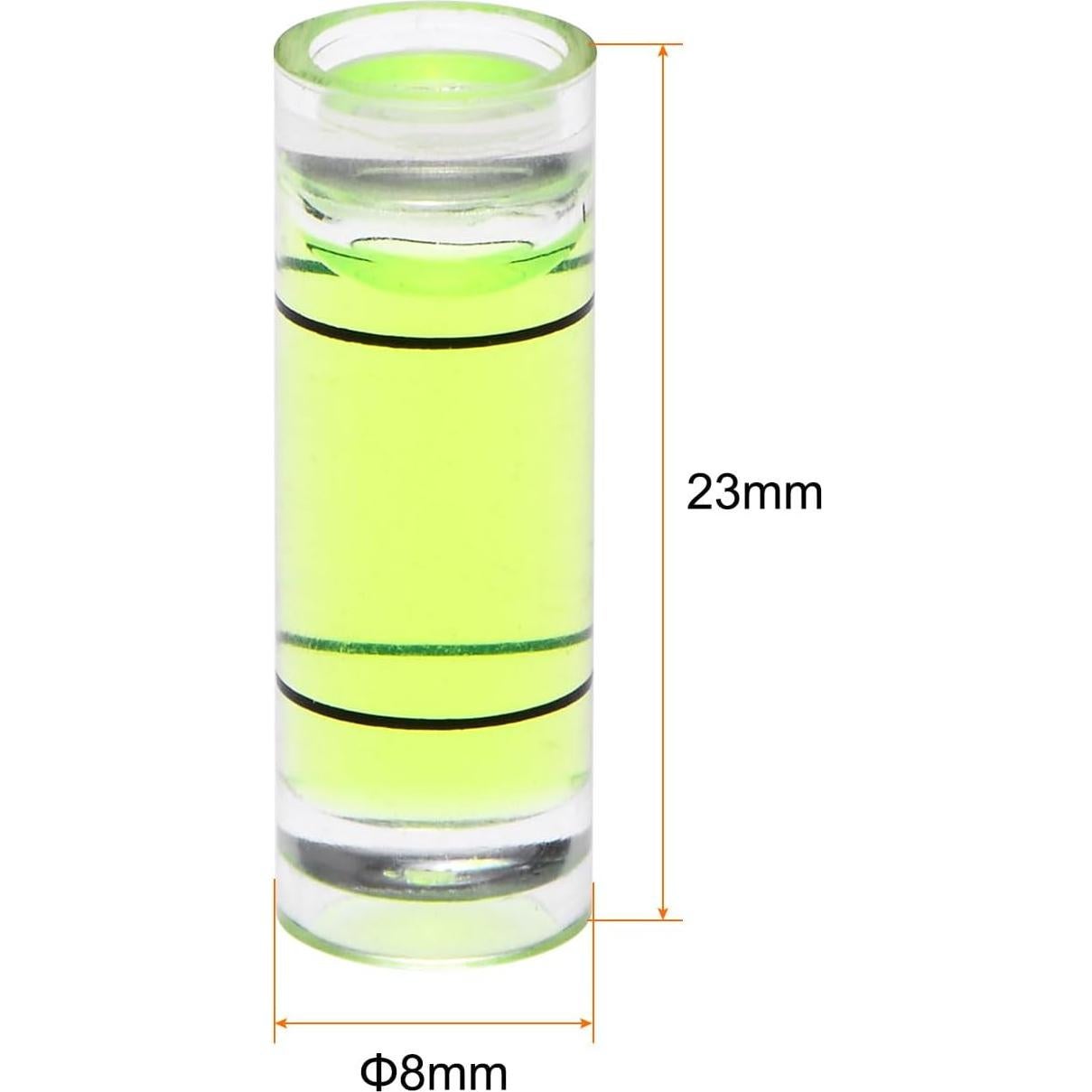 Nivel de Burbuja Espiritual HARFINGTON 4pcs 23mm Verde