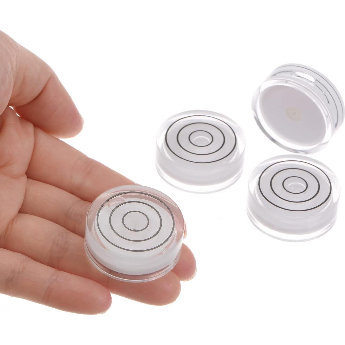 Niveles de Burbuja Circulares HARFINGTON 32mm x 12mm Blancos