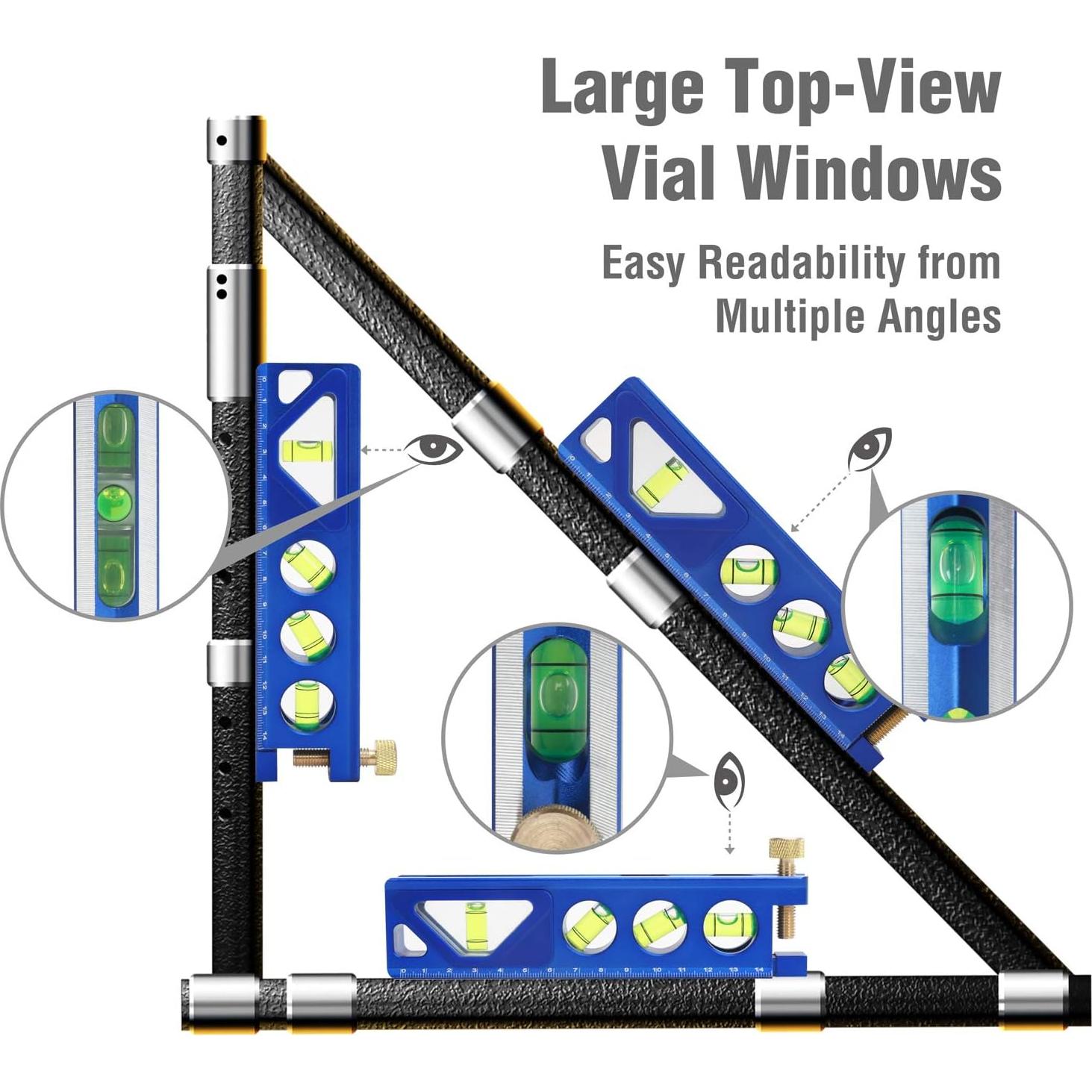 Nivel Torpedo Magnético WORKPRO 16.5 cm con 4 Viales