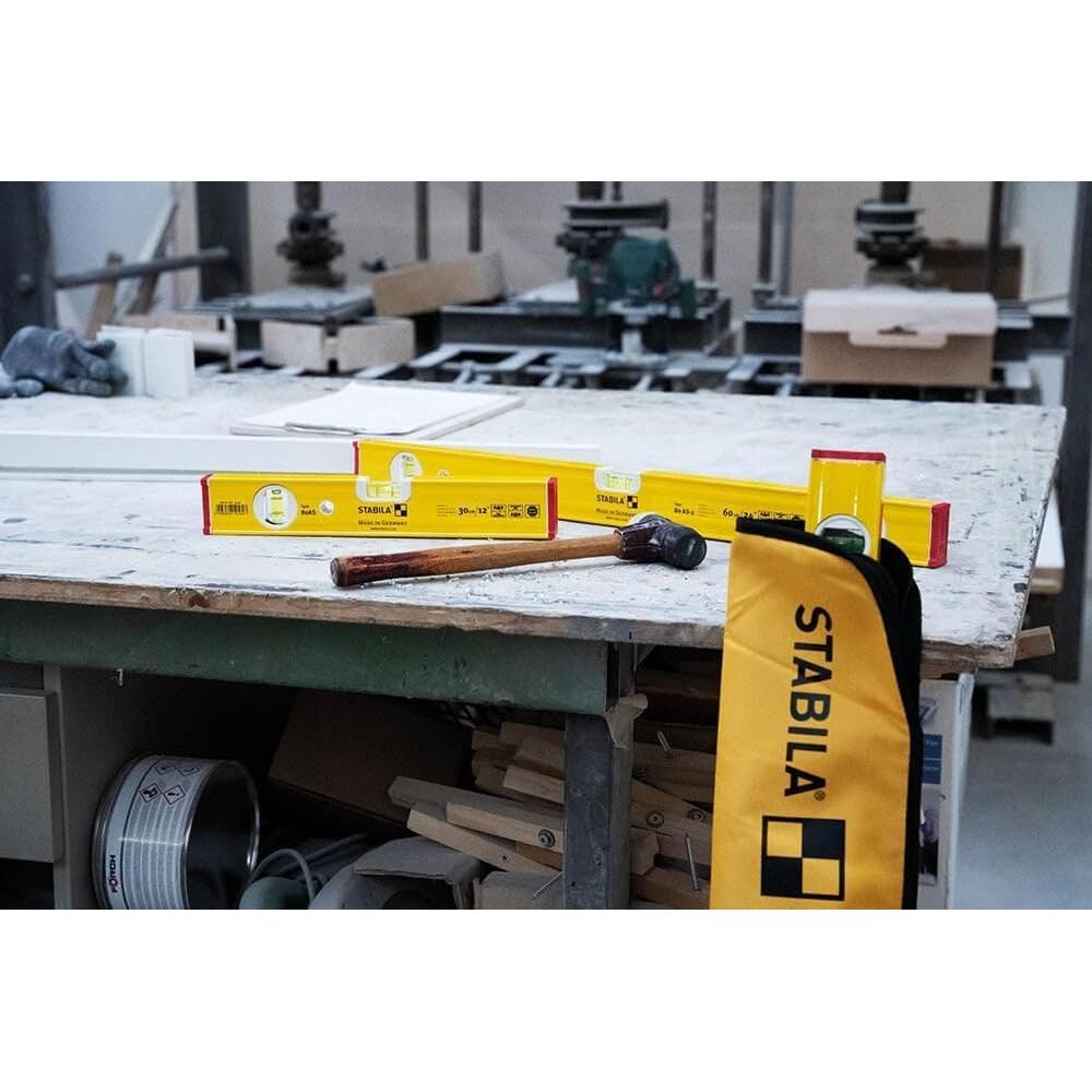 Nivel de burbuja Stabila Pro Set 80 AS 120 cm con estuche