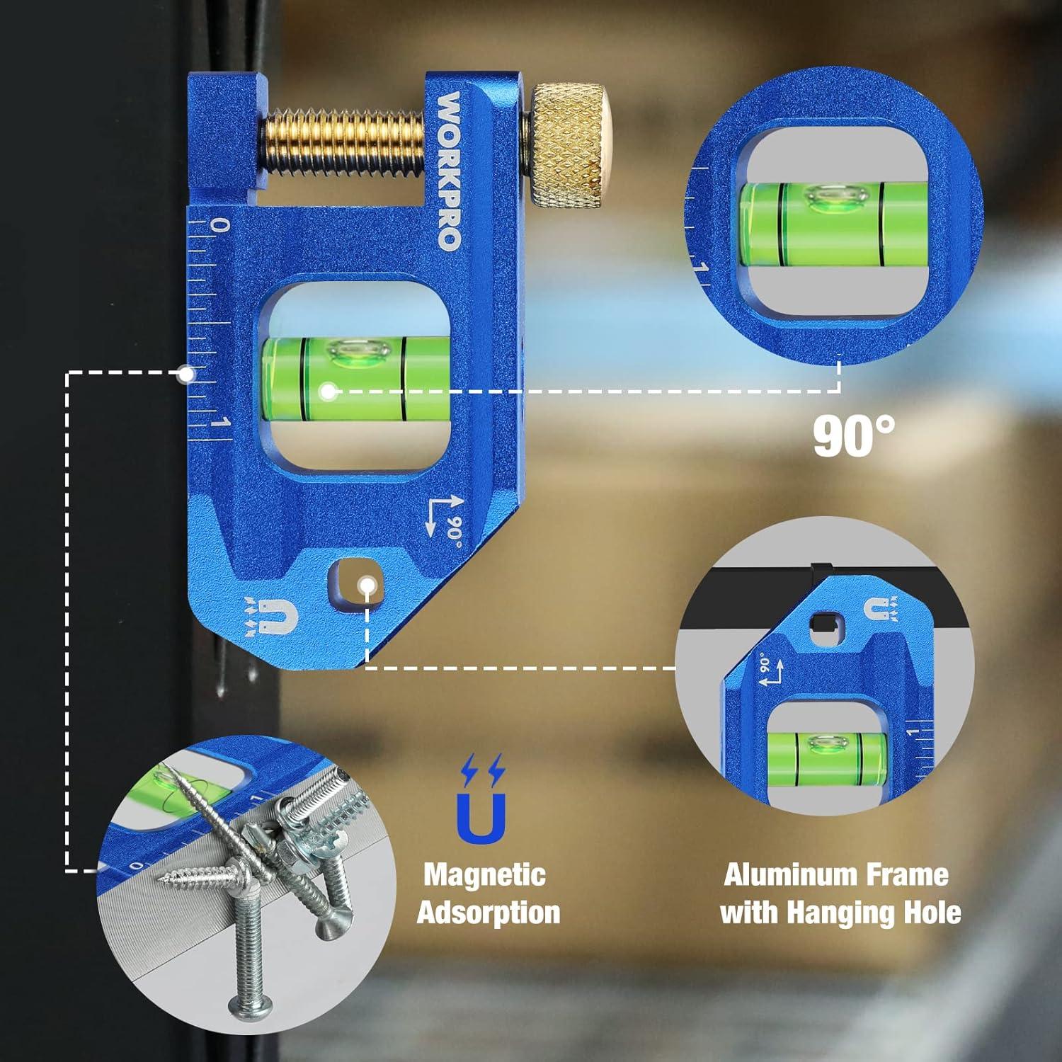 Nivel de Doblado de Conductos WORKPRO 2.5" (66 mm) Aluminio