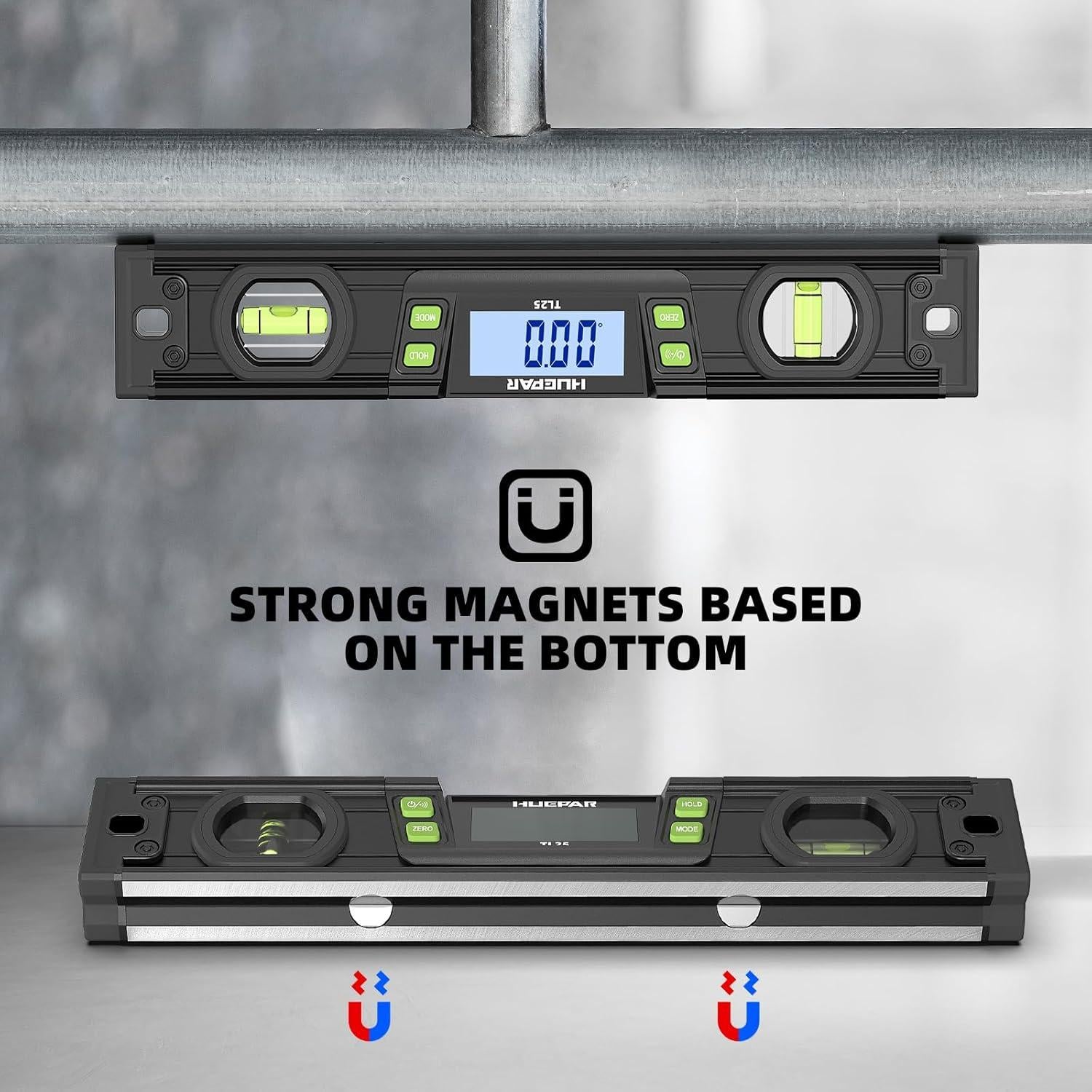 Nivel Digital Torpedo Huepar TL25 10" Aluminio IP54