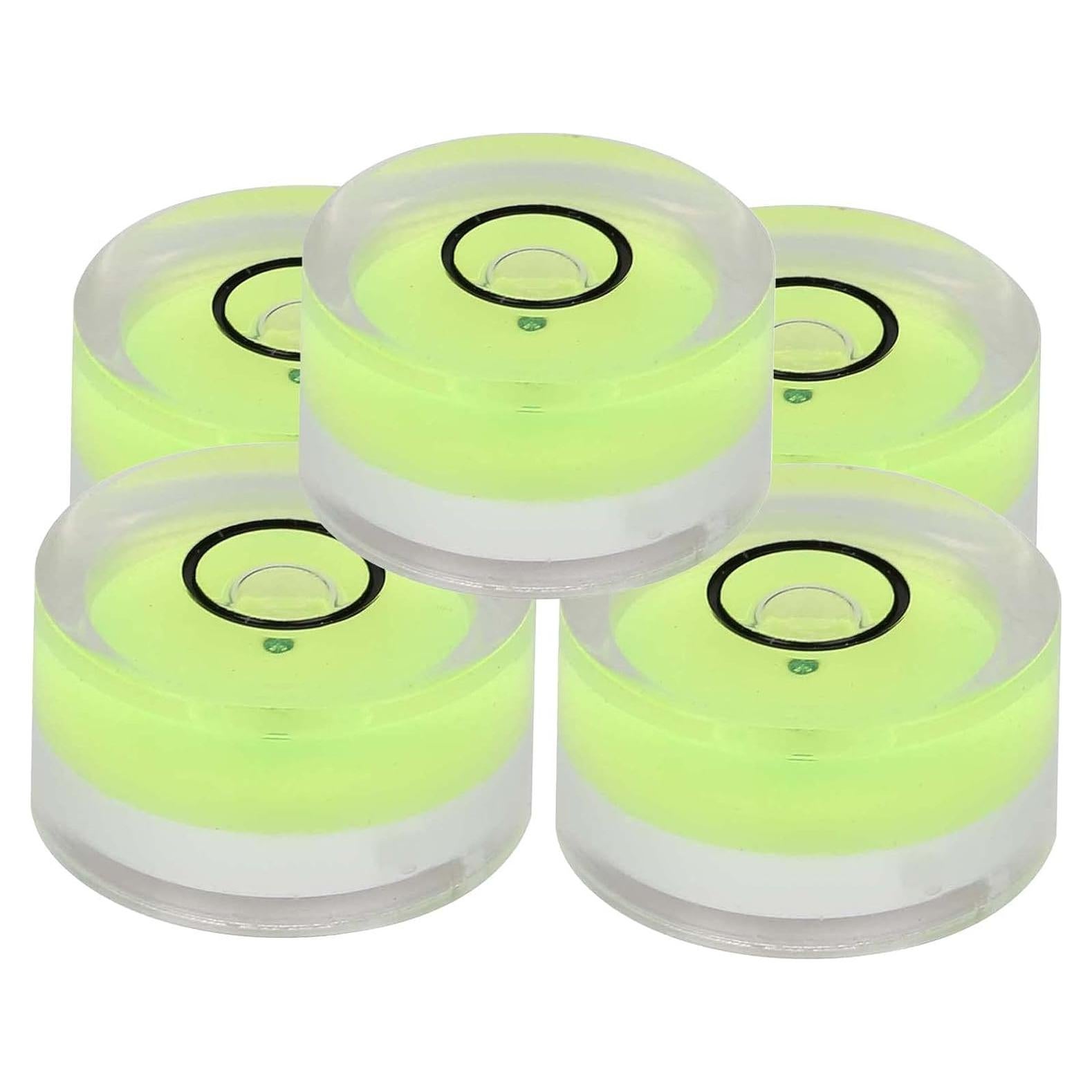 5 Niveles de Burbuja Redondos Walfront 15mm Portátiles