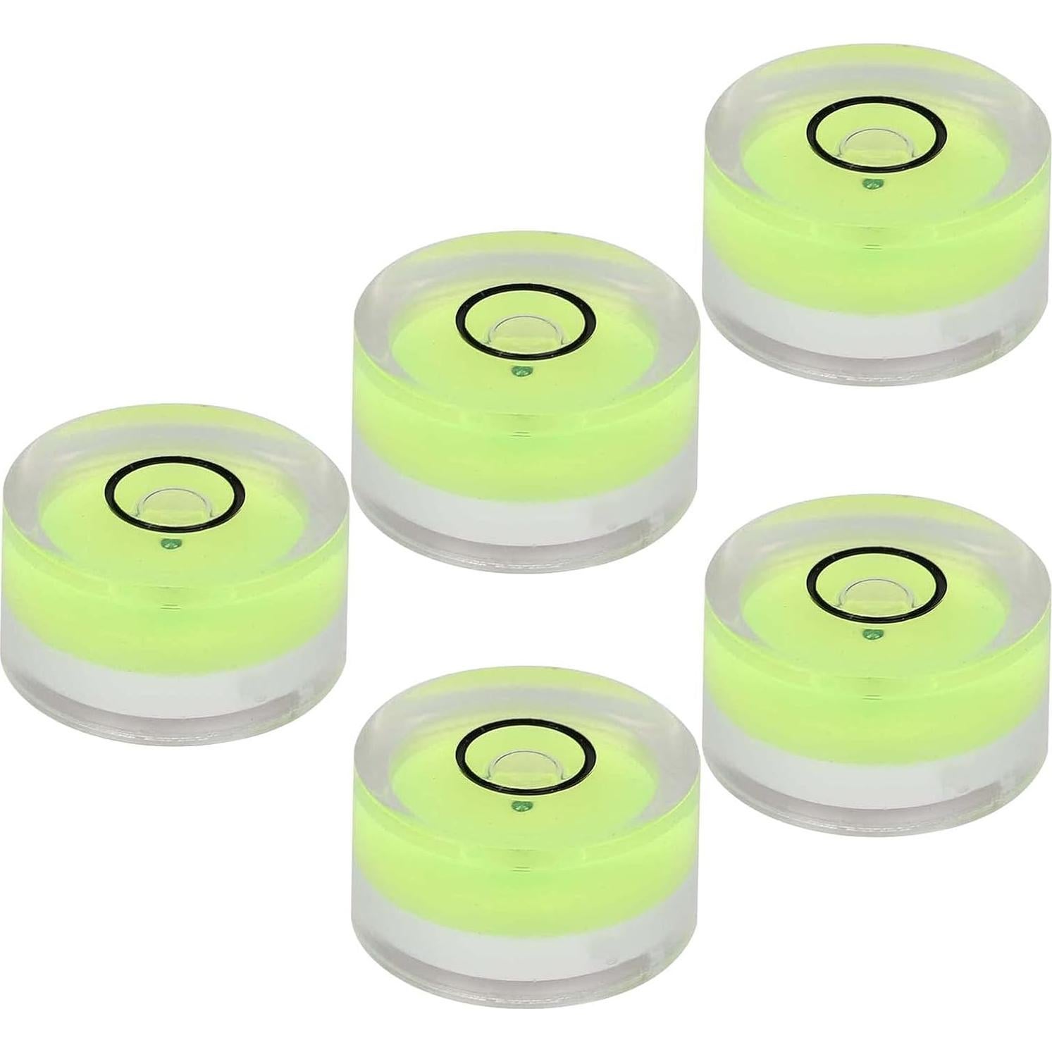 5 Niveles de Burbuja Redondos Walfront 15mm Portátiles