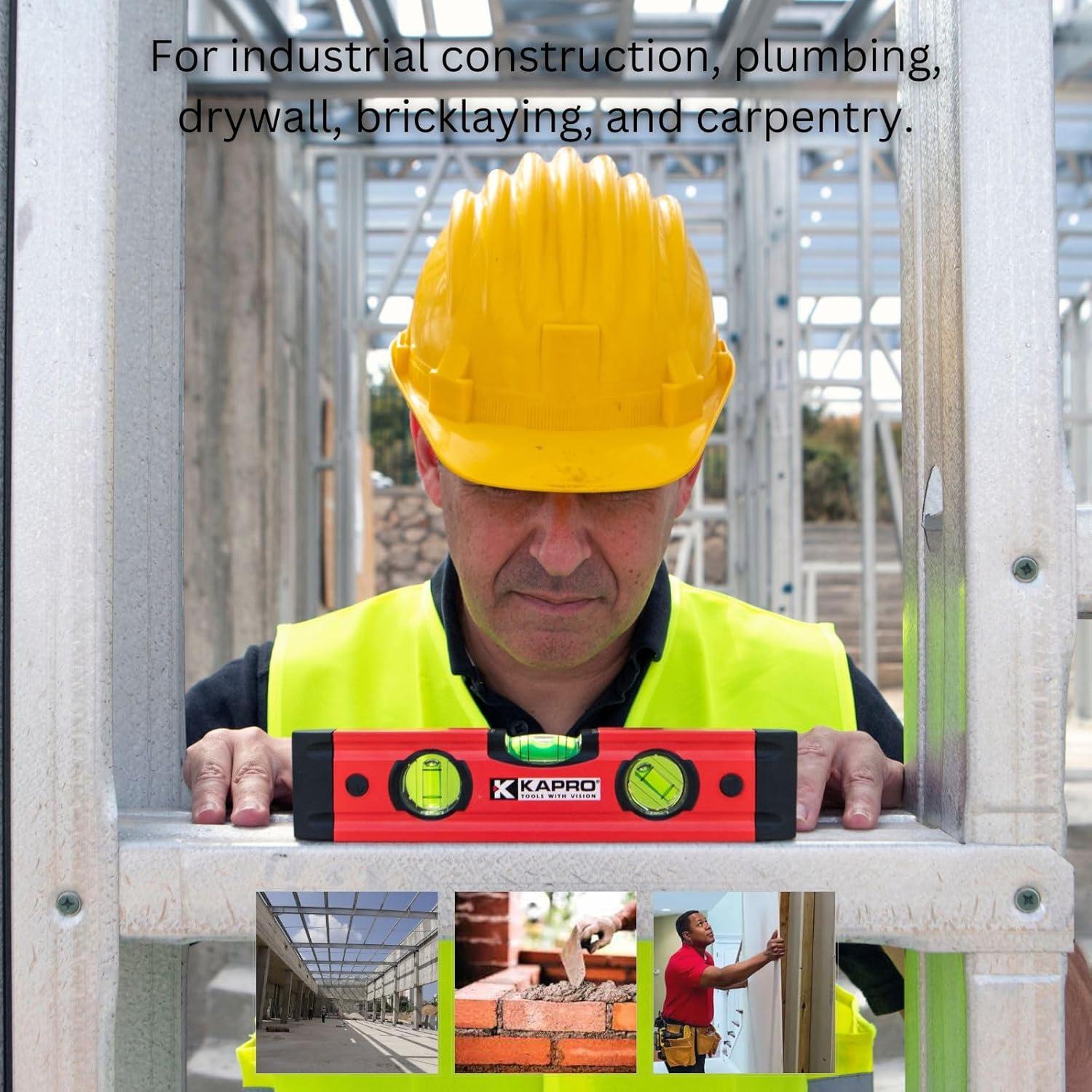 Nivel de Torpedo Magnético Kapro 779T de Aluminio 22.86 cm