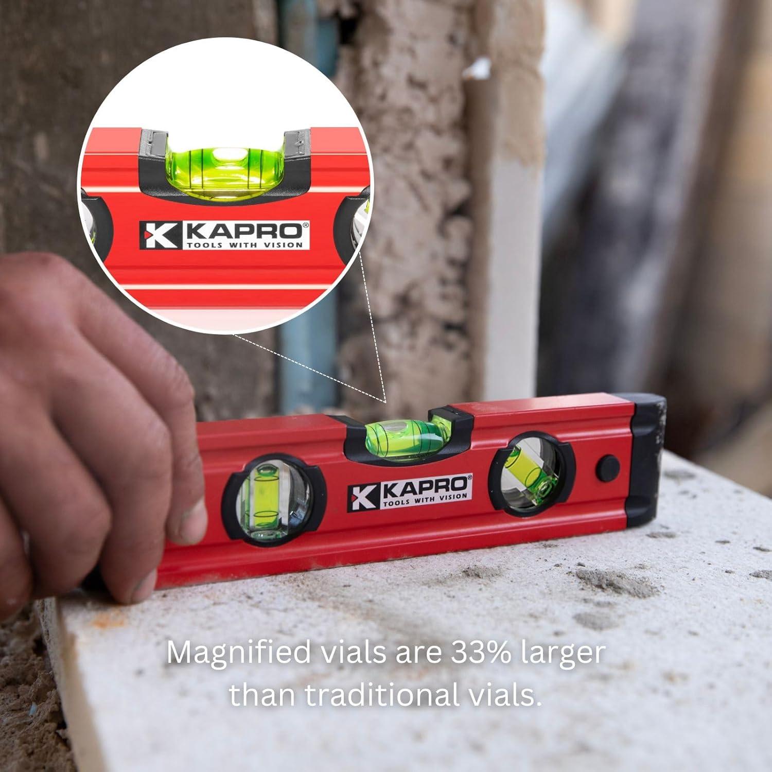 Nivel de Torpedo Magnético Kapro 779T de Aluminio 22.86 cm