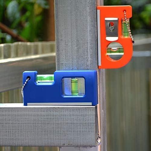 Nivel de Burbuja Mini Horizontal The Yan He 8.5cm Naranja