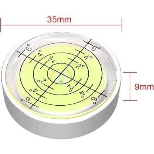Nivel de Burbuja Horizontal 0.86x3.3cm Precisión Bulls-eye