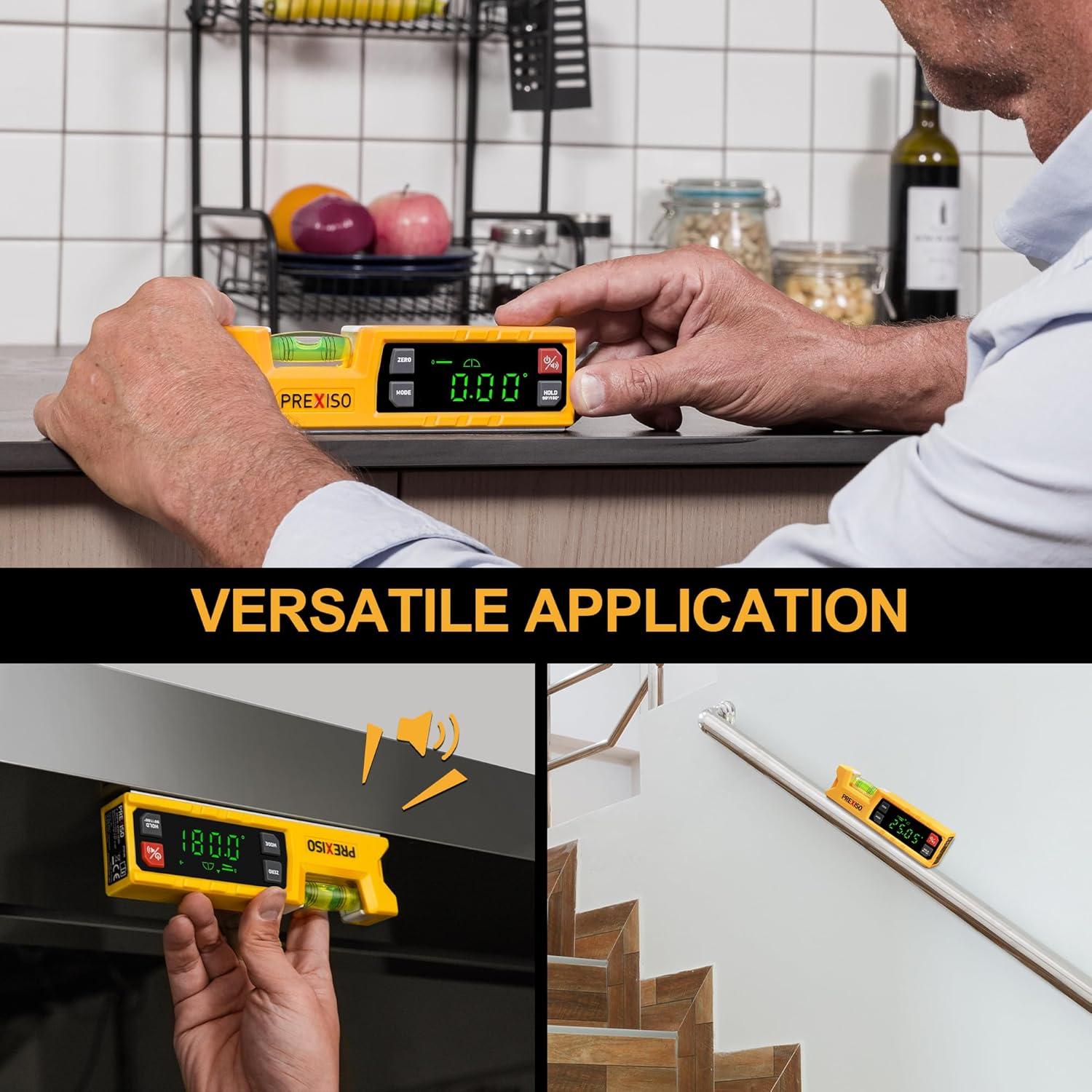 Nivel Digital PREXISO PTD180 con Transportador Magnético 17.78 cm