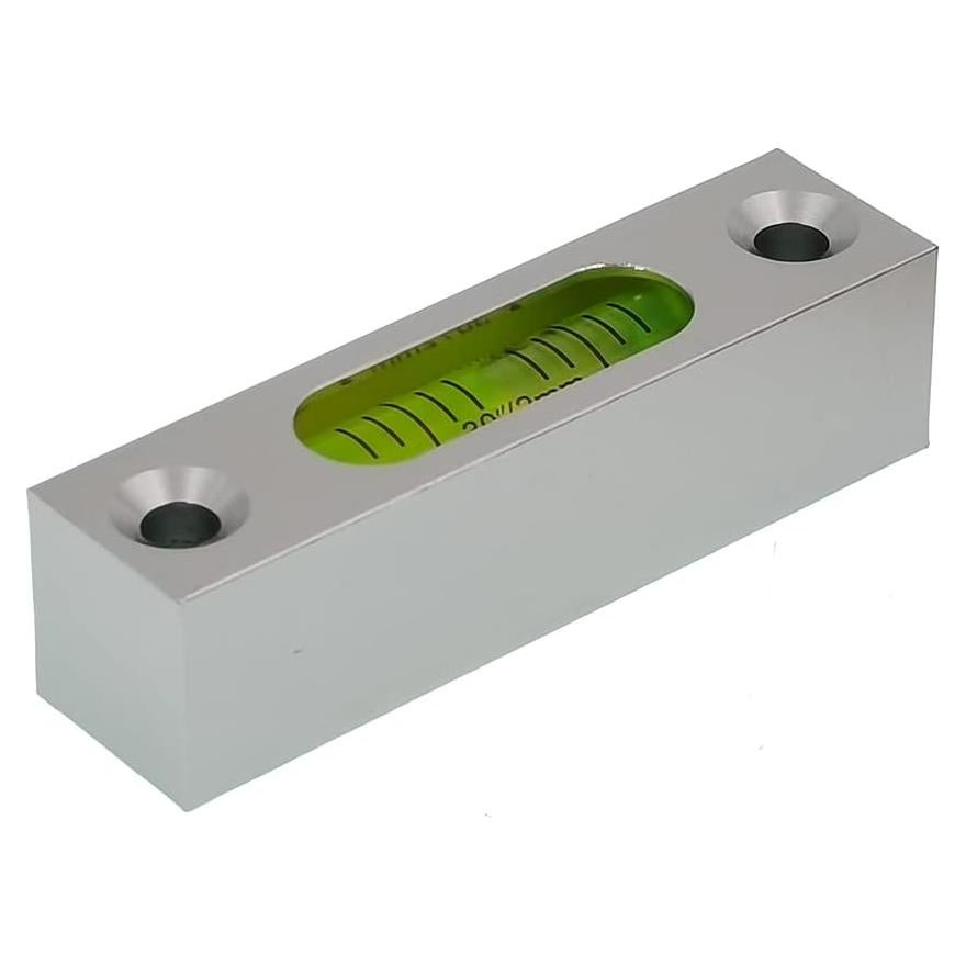 Nivel de burbuja rectangular XMLEI 58x15mm aluminio vidrio