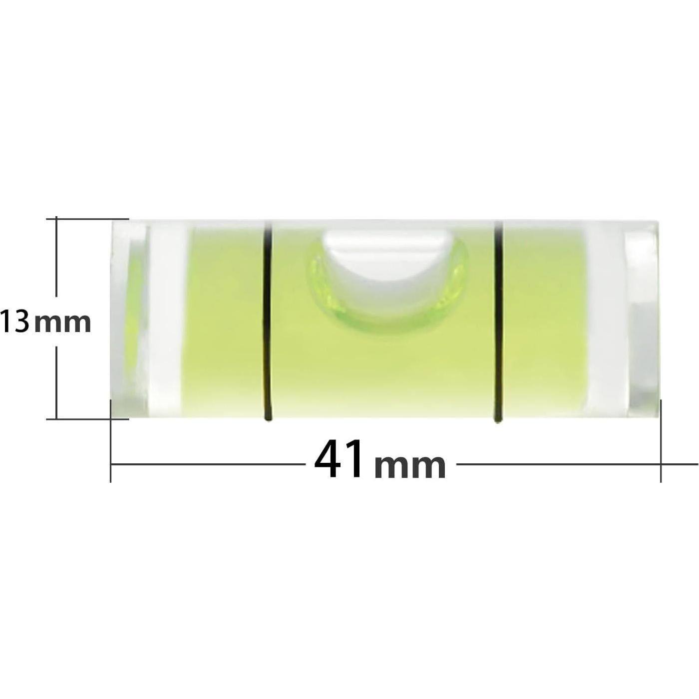 Nivel Cilíndrico Mini JYK 10pcs 13x41mm Herramienta de Medición